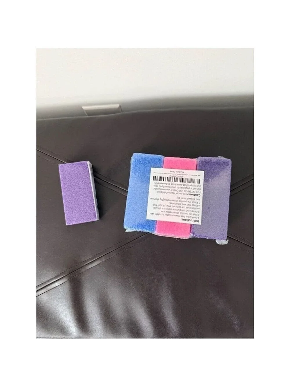 NWT Exfoliating Bath Sponge Set 7 Pack Body Scrubber Shower Sponges